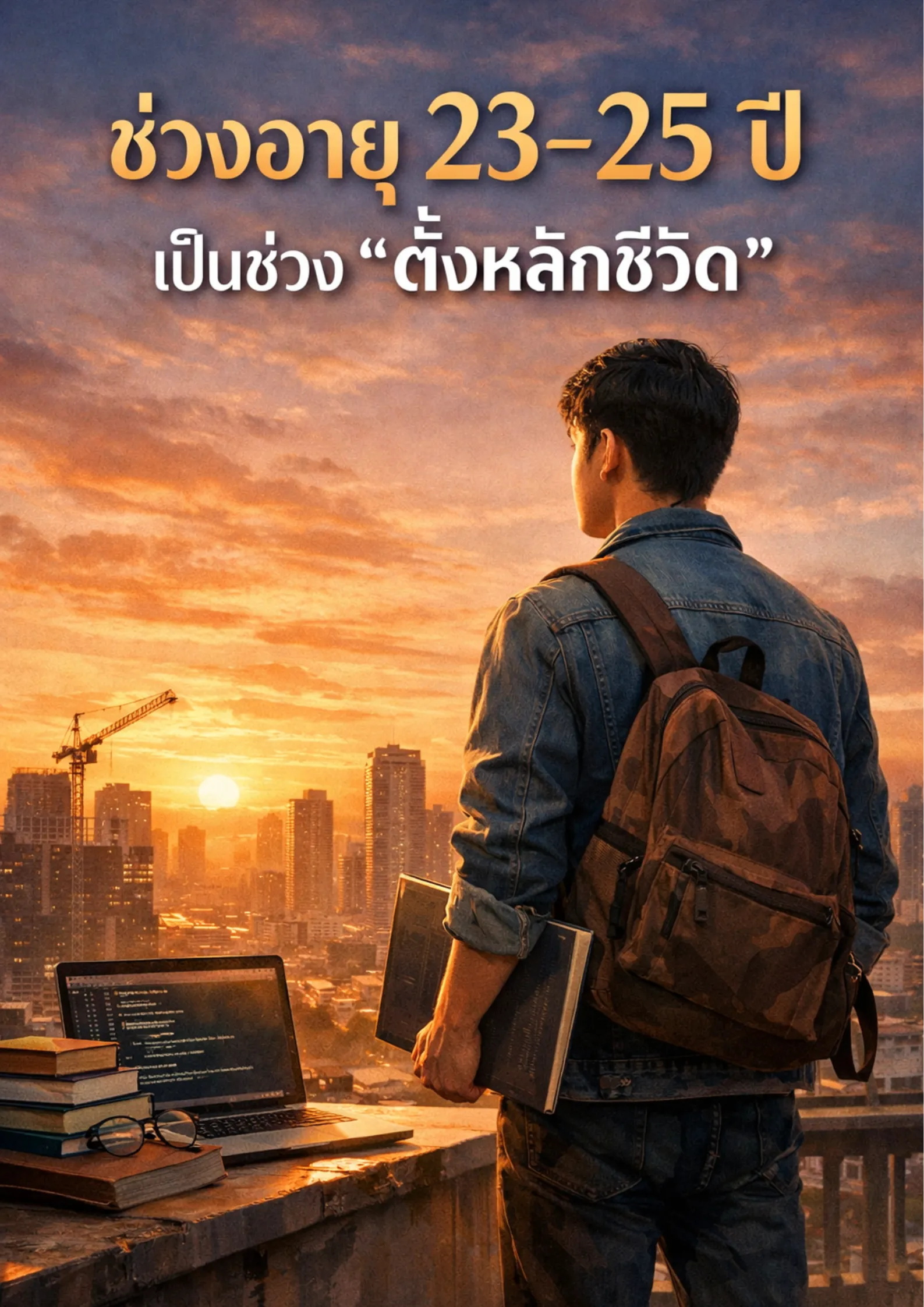 ช่วงอายุ 23-25 ปี เป็นช่วงตั้งหลักชีวิต